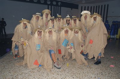  Disfraz de espantap�jaros,  premiado.