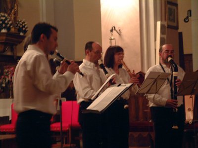 Actuaci�n del grupo de m�sica de c�mara INESTABILE CONSORT