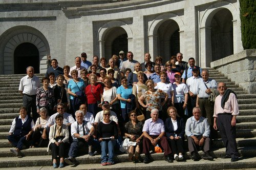 Todo el grupo de viajeros al completo.